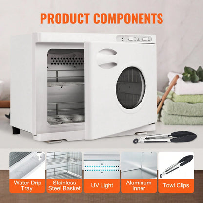 Hot Towel Warmer,23L Large Capacity Spa Hot Towel Warmers With See Through Window, 2 Stainless Steel Racks, Holds Up 50-60 Towels, 2-In-1 All-Round Heating For Facials, SPA, Massage, Salon