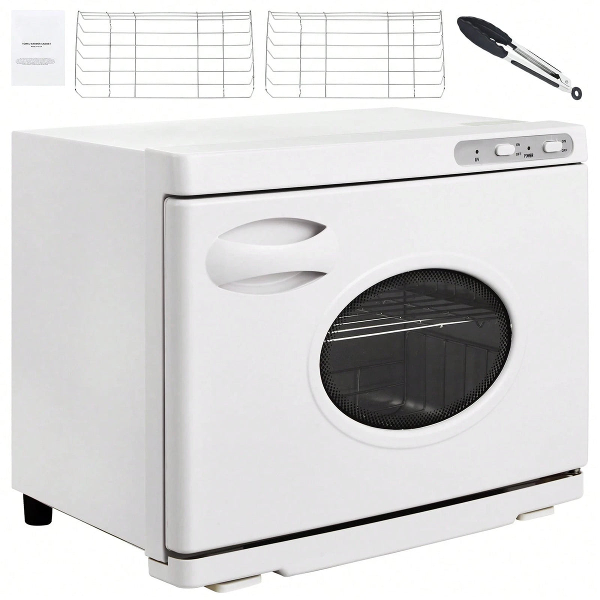 Hot Towel Warmer,23L Large Capacity Spa Hot Towel Warmers With See Through Window, 2 Stainless Steel Racks, Holds Up 50-60 Towels, 2-In-1 All-Round Heating For Facials, SPA, Massage, Salon