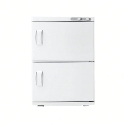 Hot Towel Warmer, 10 Gal Large Capacity 2-Tier Towel Warmer Cabinet With Clip & 4 Stainless Steel Racks, Holds Up 48 Towels, All-Round Heating Cabinet For Spa, Barber, Manicures, Massage, Salon