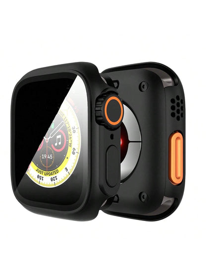 Huastonband Series 11/10/9/8/7/6/5/4/SE 45mm 41mm 44mm 40mm Screen Protector Case, Front And Back Cover Protective Shell