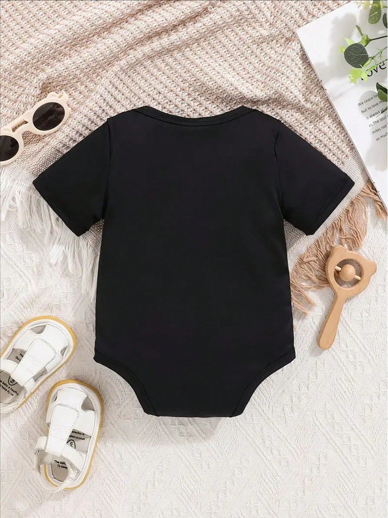 I Won My First Race Print Cute Baby Romper Boys Girls Short Sleeve Bodysuit For Photography Party, Suitable For Indoor And Outdoor Wear
