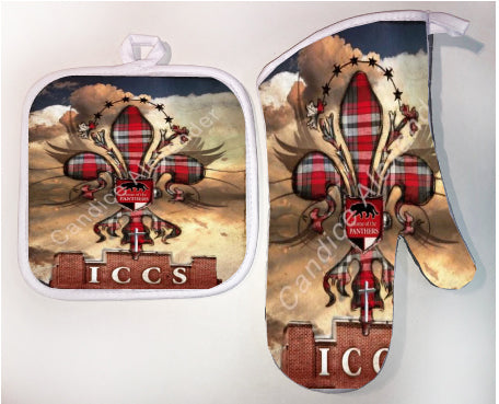 Pot Holder & Oven Mitt Set