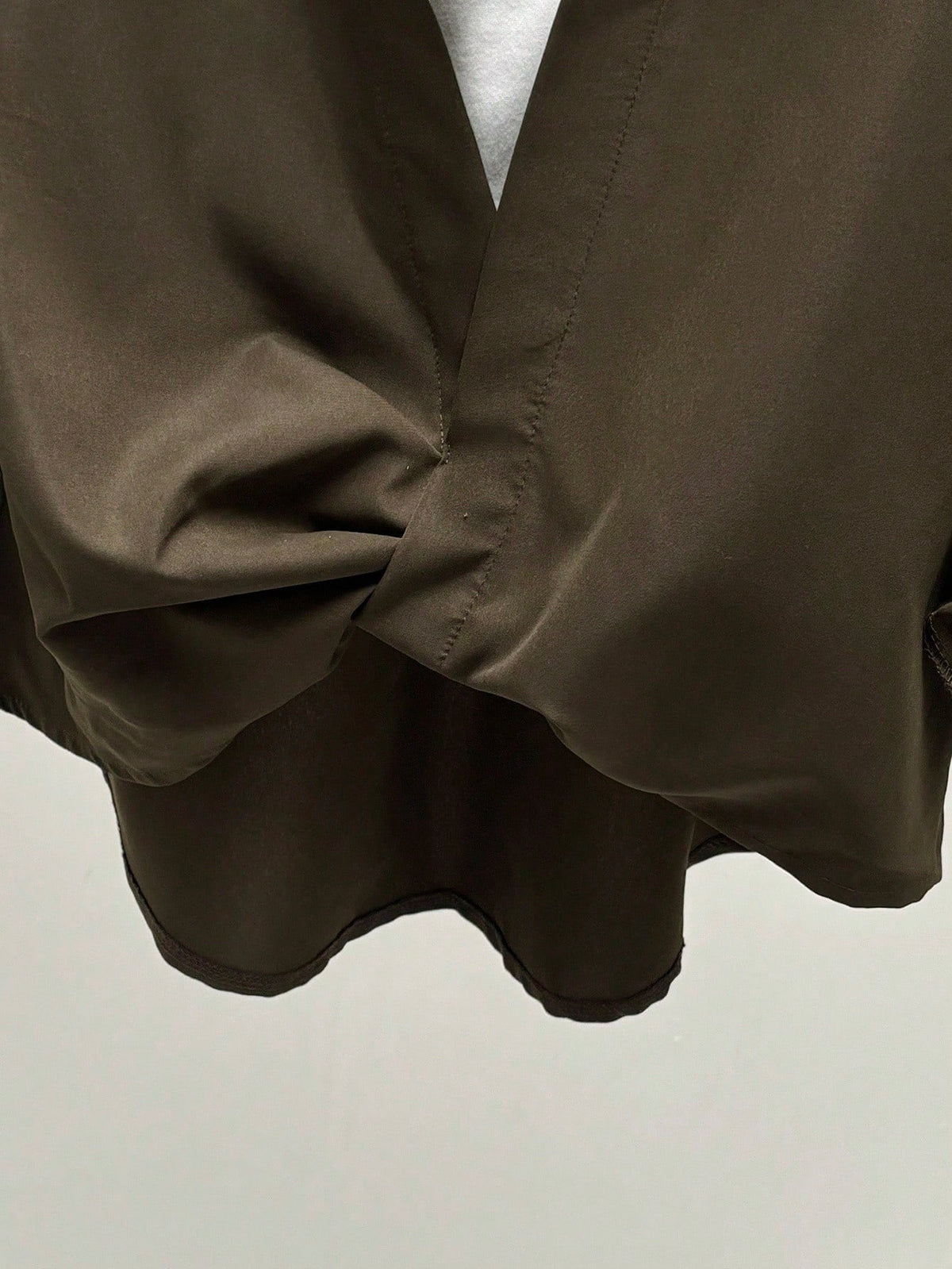INAWLY Casual Turndown Collar Double Layer 2 In 1 Shirt Fall Cloth For Women