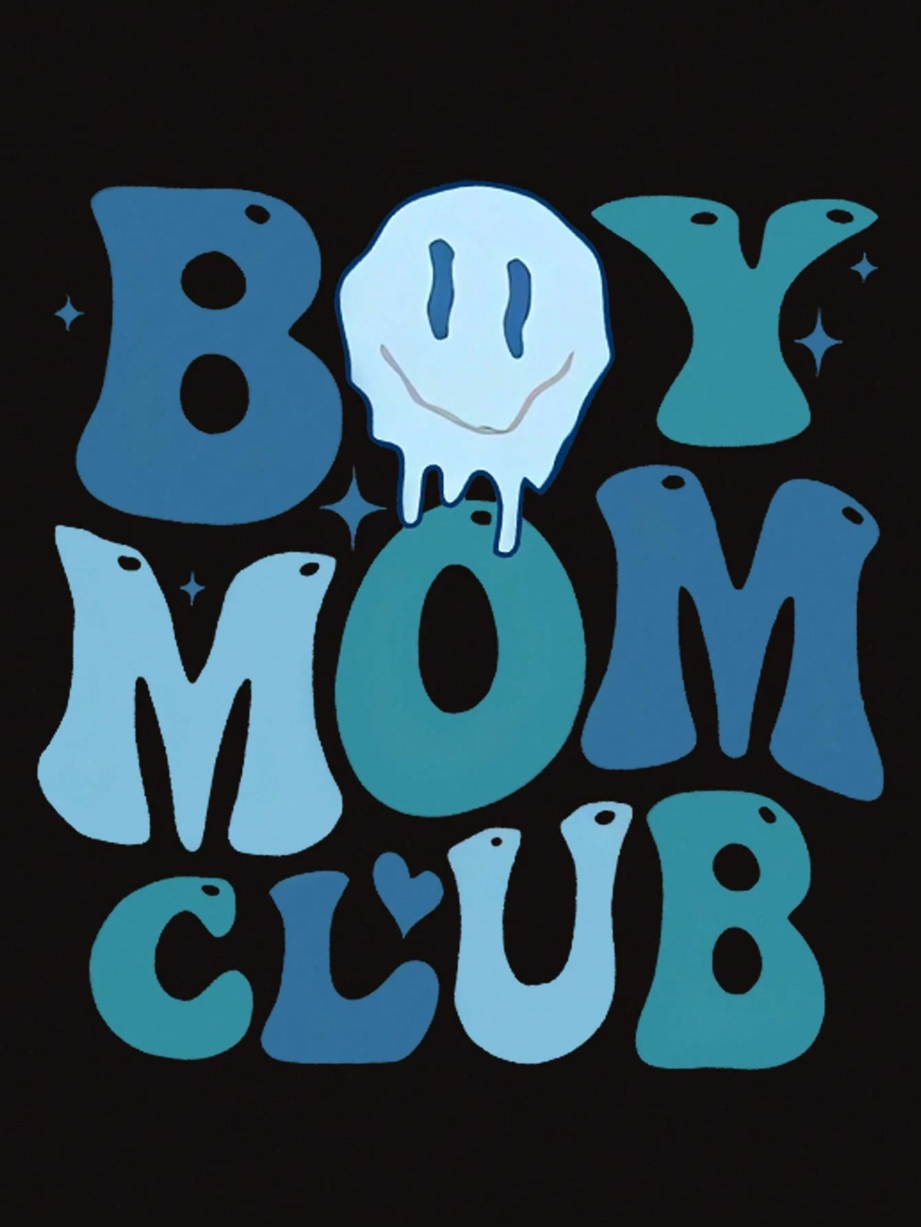INAWLY Plus Size Cartoon & Letter Printed Short Sleeve T-Shirt BOY MOM CLUB Letter Graphic Tee, Women Summer Top