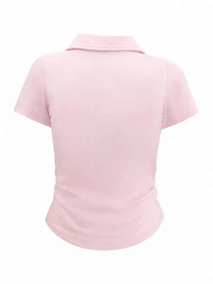 INAWLY Plus Size T-Shirt, Plus Size Women, Crop Top, Women's Fashion, Spring Break Top