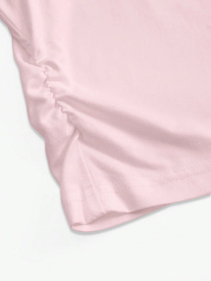 INAWLY Plus Size T-Shirt, Plus Size Women, Crop Top, Women's Fashion, Spring Break Top