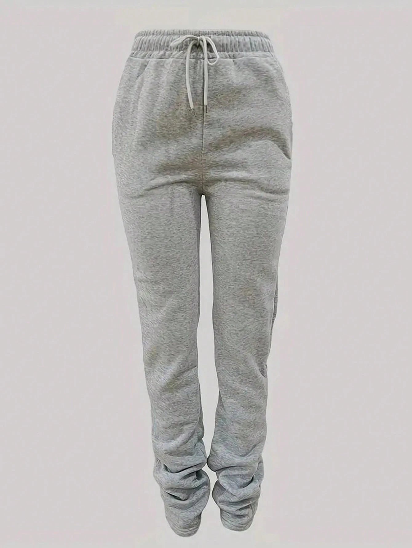 INAWLY Solva Drawstring Waist Slant Pocket Sweatpants Graduation,Back To School Outfits,Graduation,Teacher Outfits For Women,Back To School Fall Cloth For Women