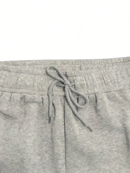 INAWLY Solva Drawstring Waist Slant Pocket Sweatpants Graduation,Back To School Outfits,Graduation,Teacher Outfits For Women,Back To School Fall Cloth For Women