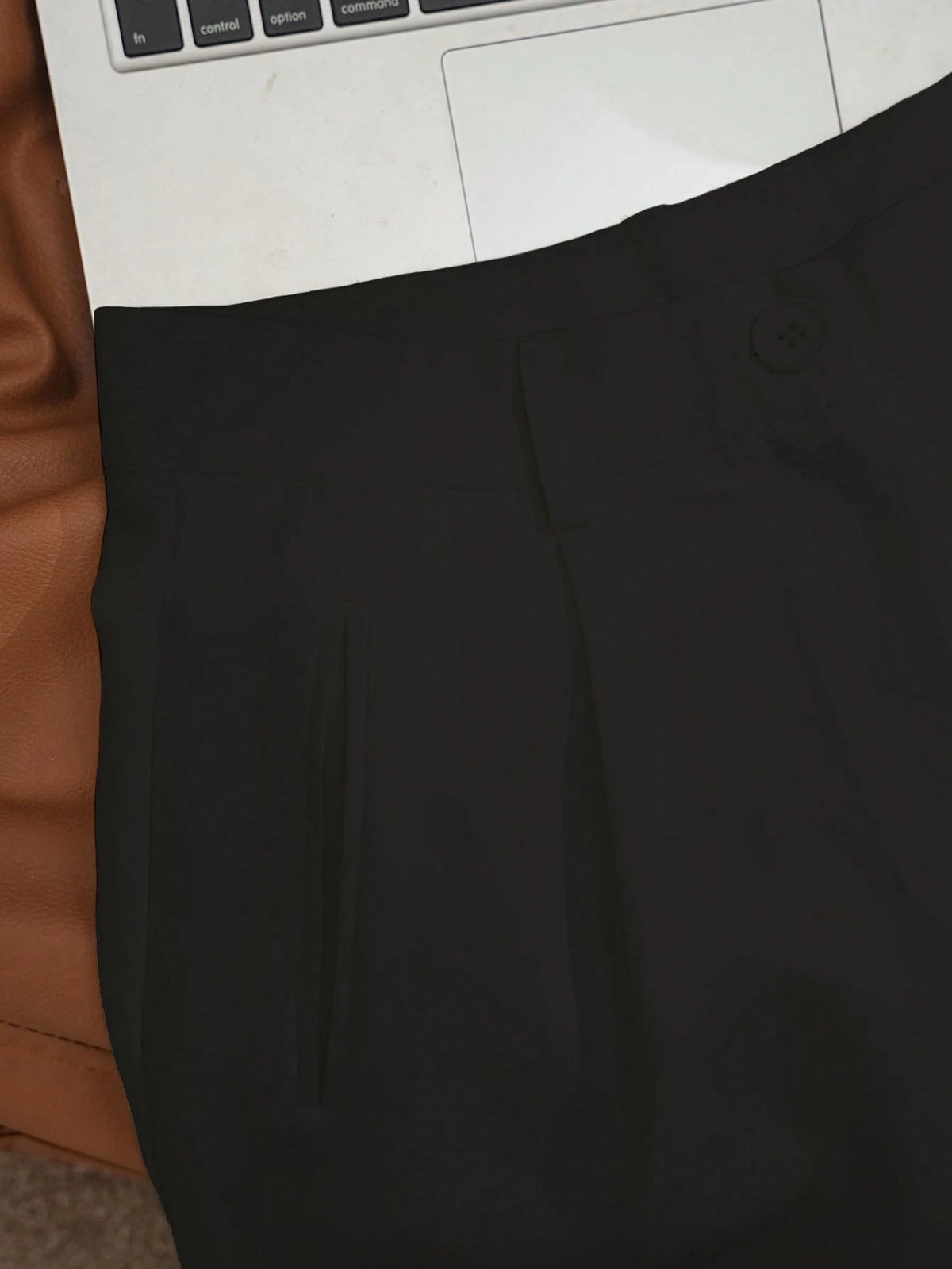 INAWLY White Loose High Waist Casual Shorts Women, Slimming Wide Leg Shorts