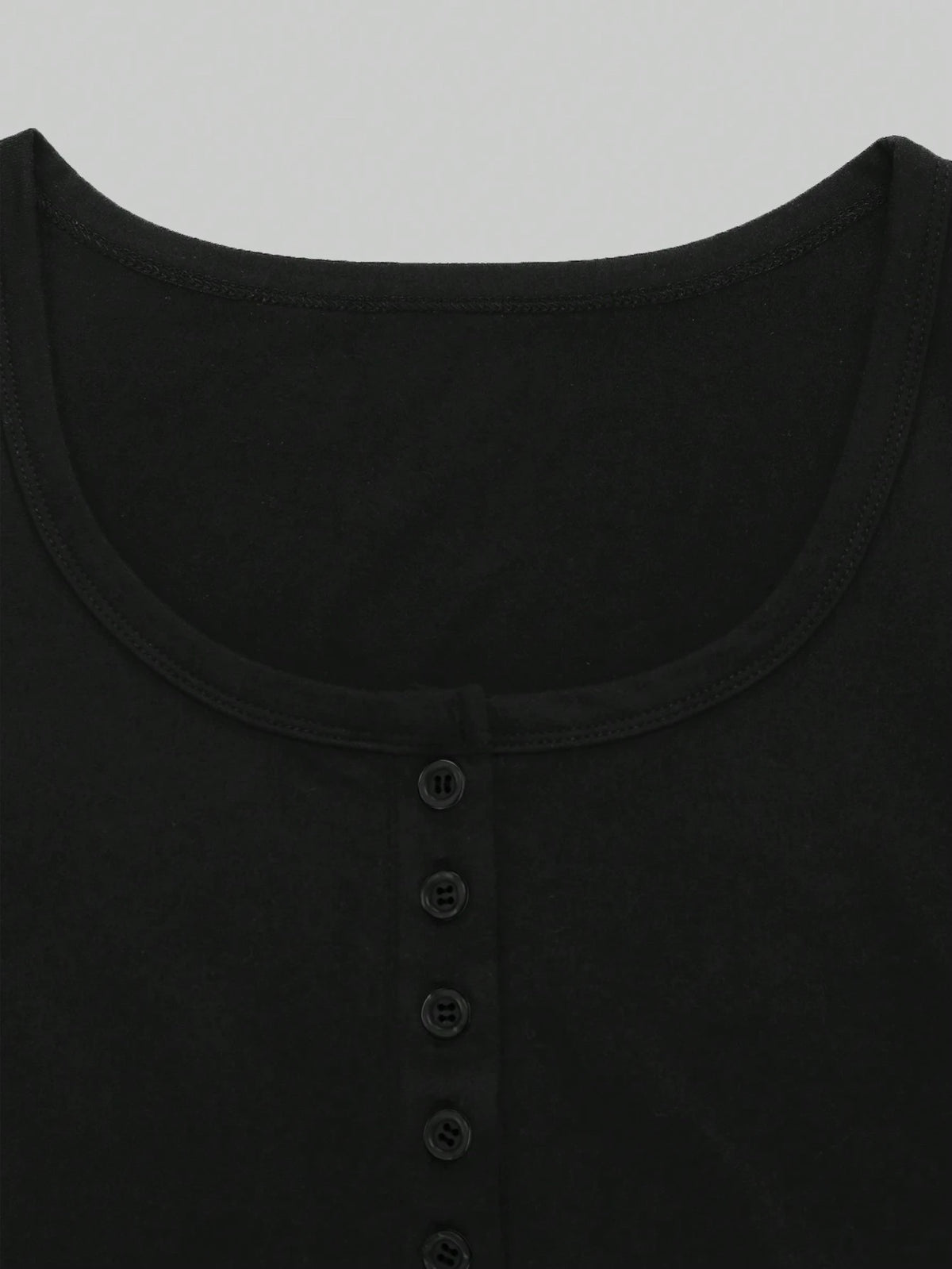 INAWLY Women Casual Versatile Solid Color Short Sleeve T-Shirt