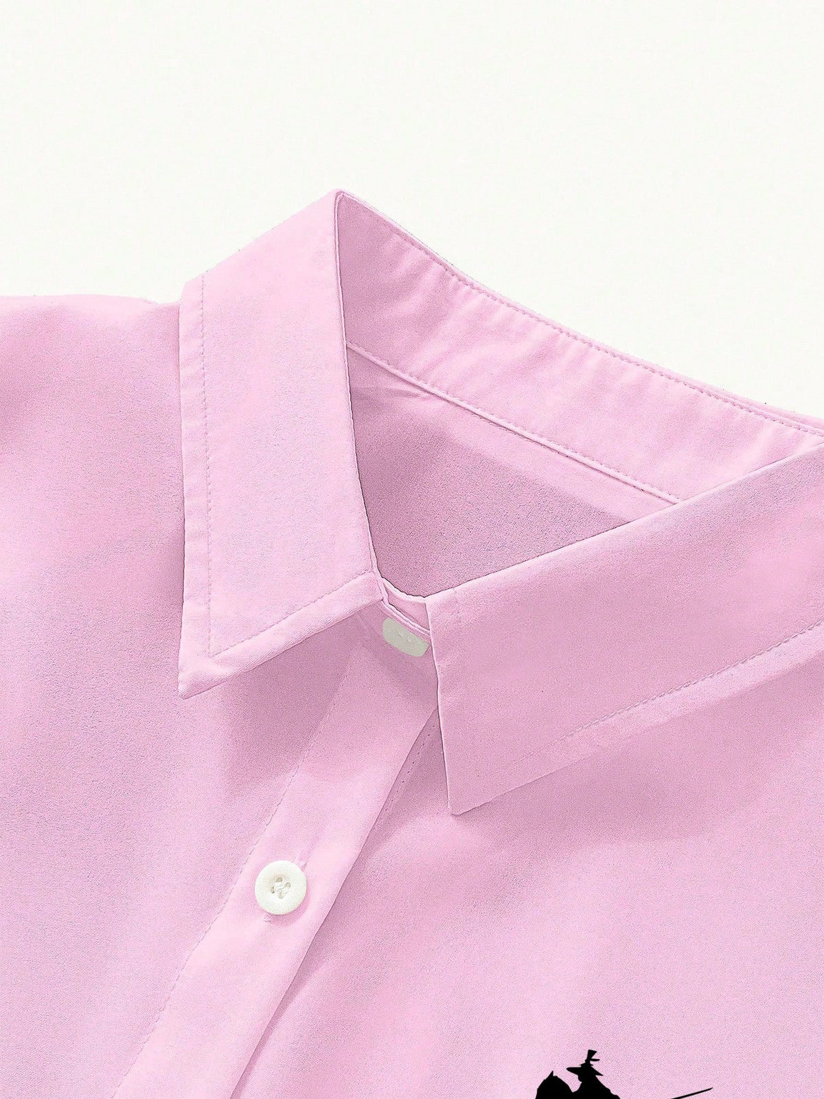 INAWLY Women's Solid Color Drop Shoulder Casual Front Button Loose Fit Long Sleeve Shirt