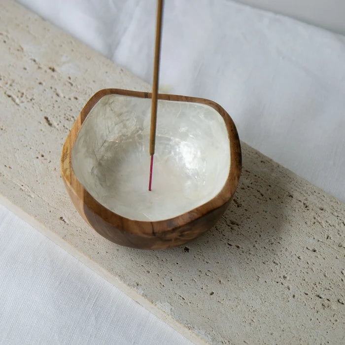 Incense Holder - Organic Shell Bowl