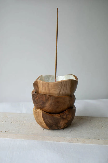 Incense Holder - Organic Shell Bowl
