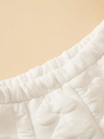 Infant Clothes Autumn/Winter New Sweet Cute Sweatshirt & Fuzzy Long Pants 2 Pieces Set, Pink Cute Bear Head Pattern Little Bear Outfit Baby Clothes Set
