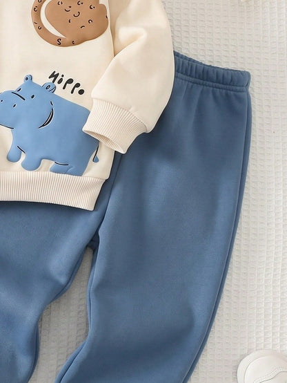 Infant Hooded Casual Comfortable Outfit