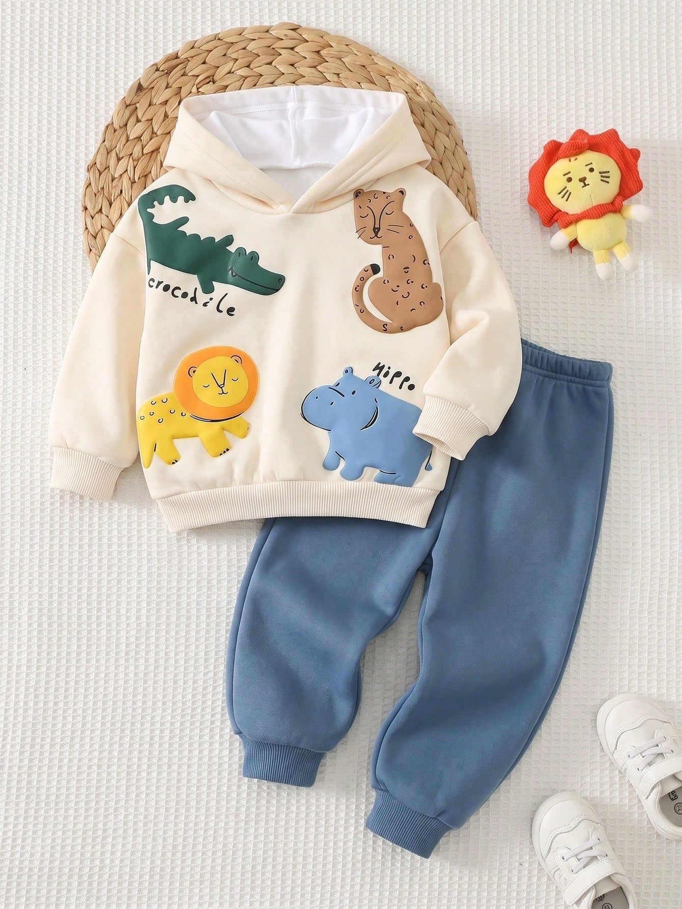Infant Hooded Casual Comfortable Outfit