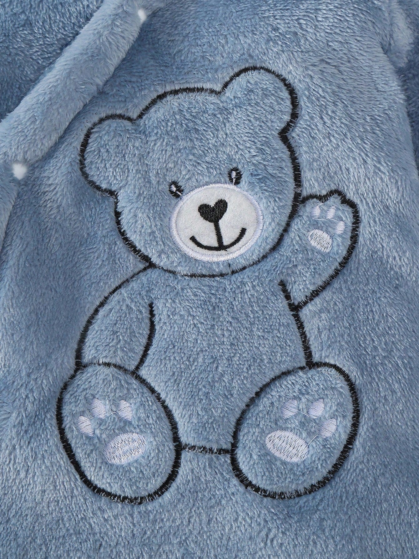 Infant/Toddler Boys' Minimalist Cute Bear Print Long Sleeve Hooded Jumpsuit Fall Winter