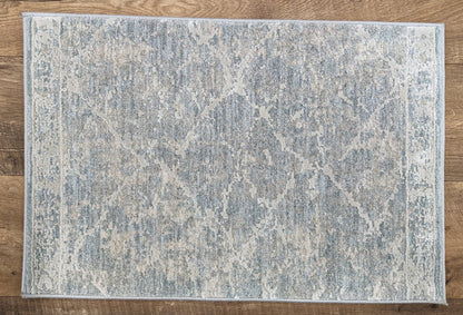 Nourison Stair Runner Infinite Stair Runner IFT56 Trellis Tourmaline 27Inch Width