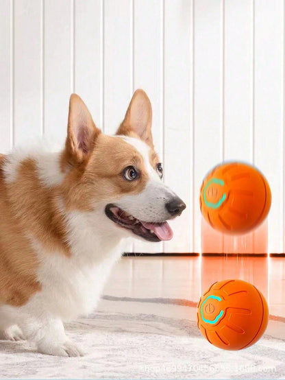 Interactive Dog Ball, Electric Ball Toy, Suitable For Small And Medium Dogs, Smart Dog Toy Ball, Electronic Interactive Pet Toy, Moving Ball, USB Charging, Automatic Movement And Bounce, Puppy Birthda