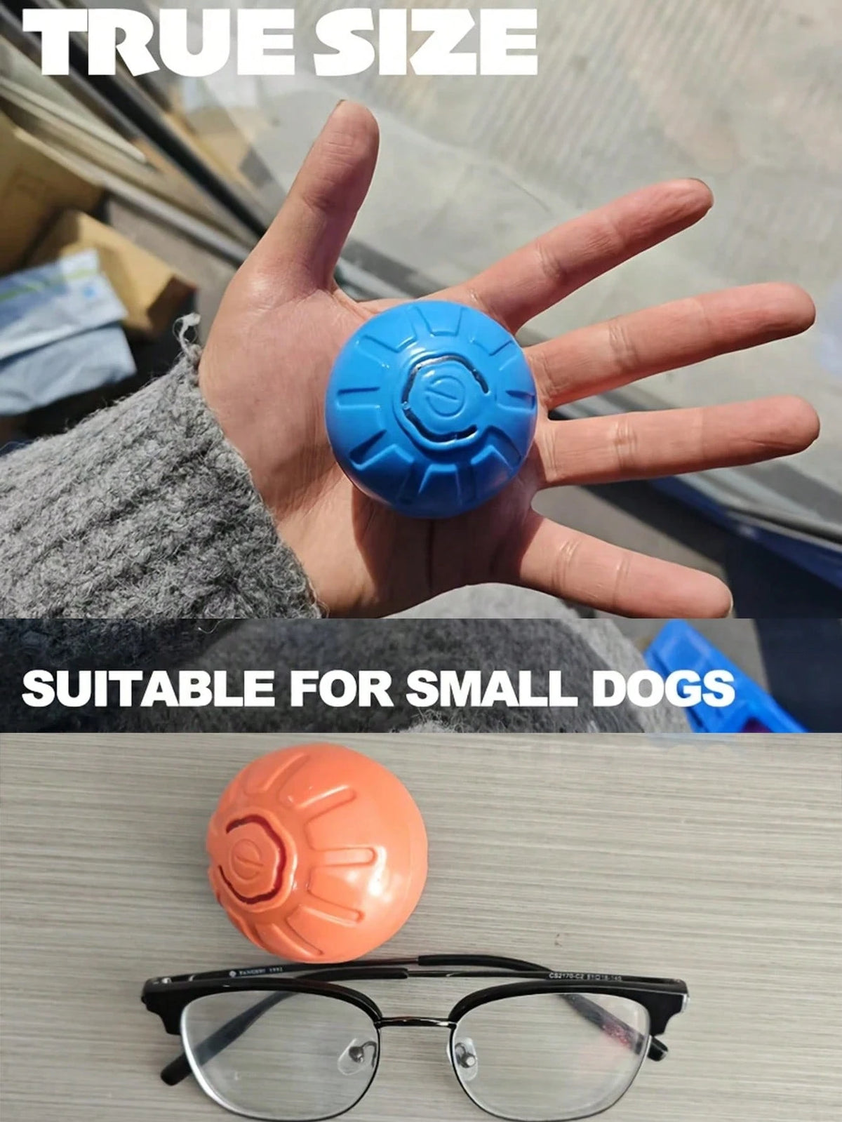 Interactive Dog Ball, Electric Ball Toy, Suitable For Small And Medium Dogs, Smart Dog Toy Ball, Electronic Interactive Pet Toy, Moving Ball, USB Charging, Automatic Movement And Bounce, Puppy Birthda