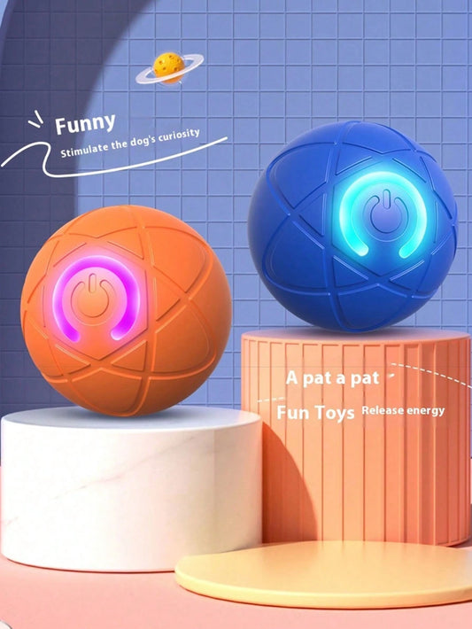 Interactive Dog Ball, Electric Toy Ball, Suitable For Small And Medium Dogs, Smart Dog Toy Ball, Electronic Interactive Pet Toy, Moving Ball, USB Interface, Automatic Moving Bouncing, Puppy Birthday G