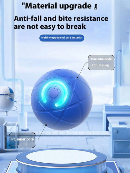 Interactive Dog Ball, Electric Toy Ball, Suitable For Small And Medium Dogs, Smart Dog Toy Ball, Electronic Interactive Pet Toy, Moving Ball, USB Interface, Automatic Moving Bouncing, Puppy Birthday G