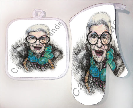 Pot Holder & Oven Mitt Set