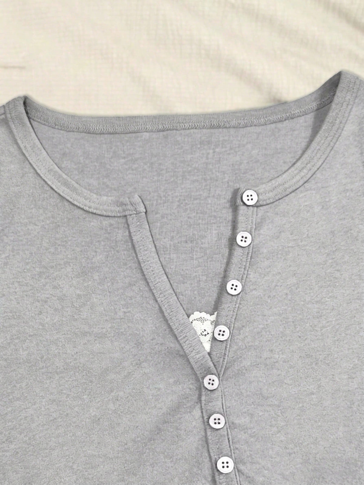 IslaSuriya 1pc Women's Slim Fit Long Sleeve 2 In 1 T-Shirt