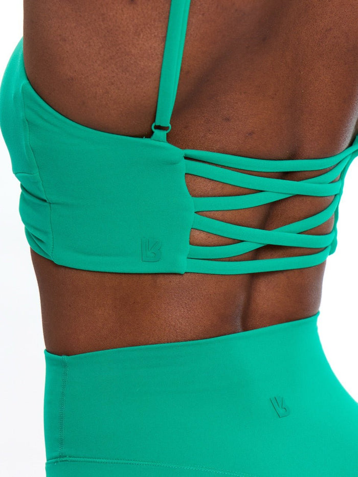 Ivy Wrap Sports Bra - Lucky Charm