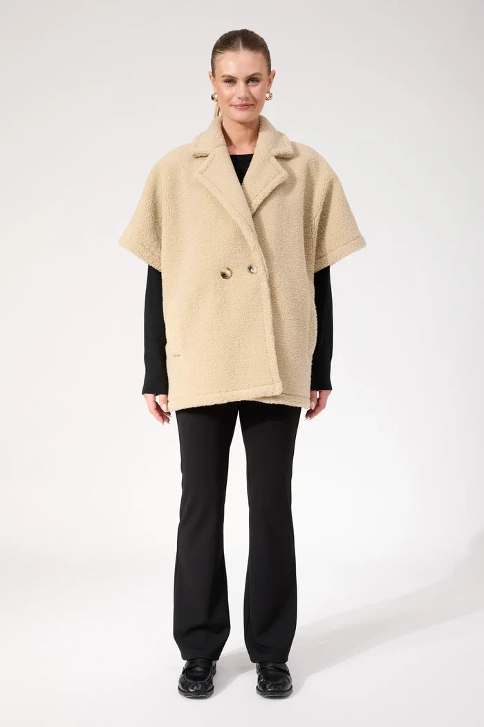 Jackson Oversized Vest - Natural