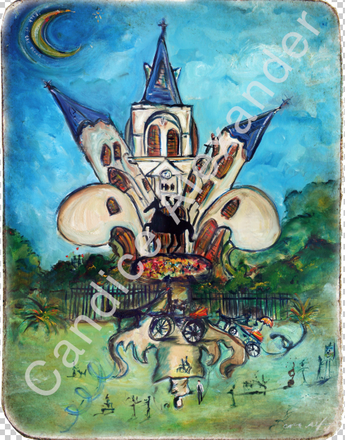 Jackson Square Fleur de Lis design by Candice Alexander, Fleur De Lis Artist Fleur De Lis art by Candice Alexander, Louisiana Artist