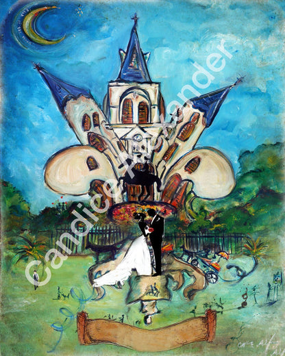Jackson Square New Orleans Fleur De Lis Art by Candice Alexander, Fleur de LIs Artist Fleur De Lis art by Candice Alexander, Louisiana Artist
