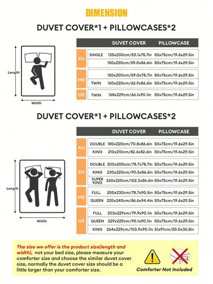 Japanese Minimalist Morandi Peach Pink 3-Piece Washable Polyester Duvet Cover Set, Suitable For All Seasons, Machine Washable, Multiple Sizes Available, Includes 1 Duvet Cover And 2 Pillowcases, Duvet