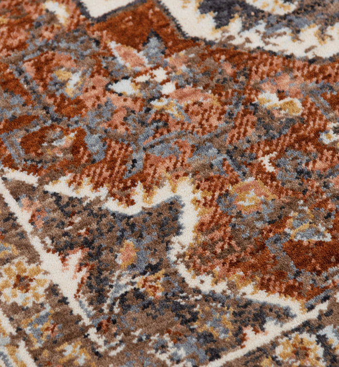 Rug Depot Home Area Rugs Jasper Area Rugs JAS736 Rust in 8 Sizes Hand Washed and Hand Finished