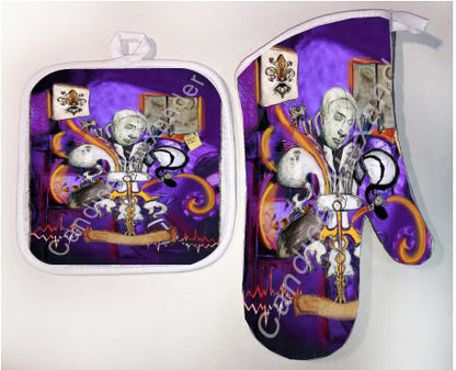 Pot Holder & Oven Mitt Set