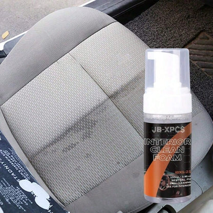 JB-XPCS Waterless Foam Interior Cleaner For Plastic Trim, Leather Seats, Fabric Headliners And Carpets