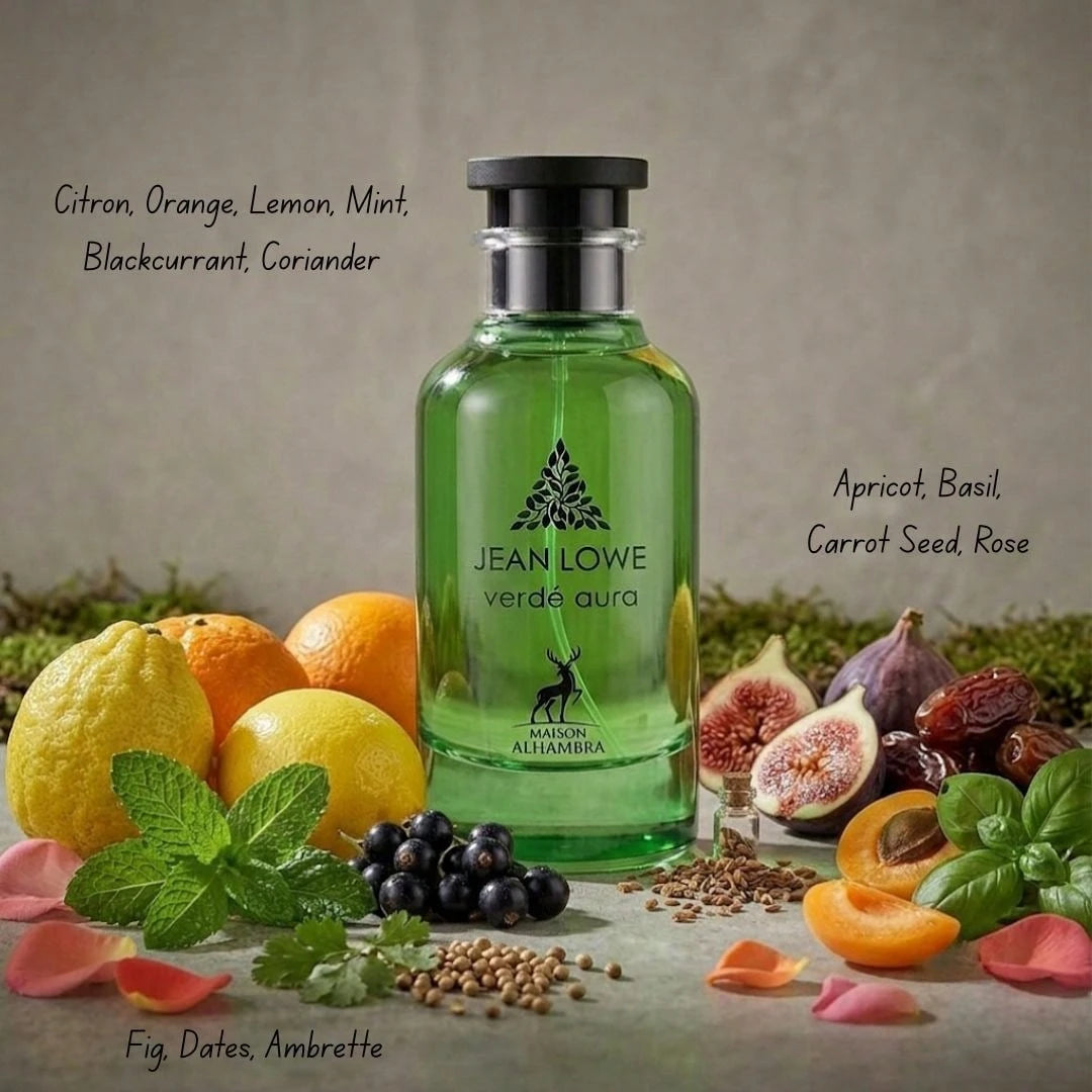 Jean Lowe Verde Aura Eau De Parfum Spray 100ml (3.4 Oz) By Maison Alhambra