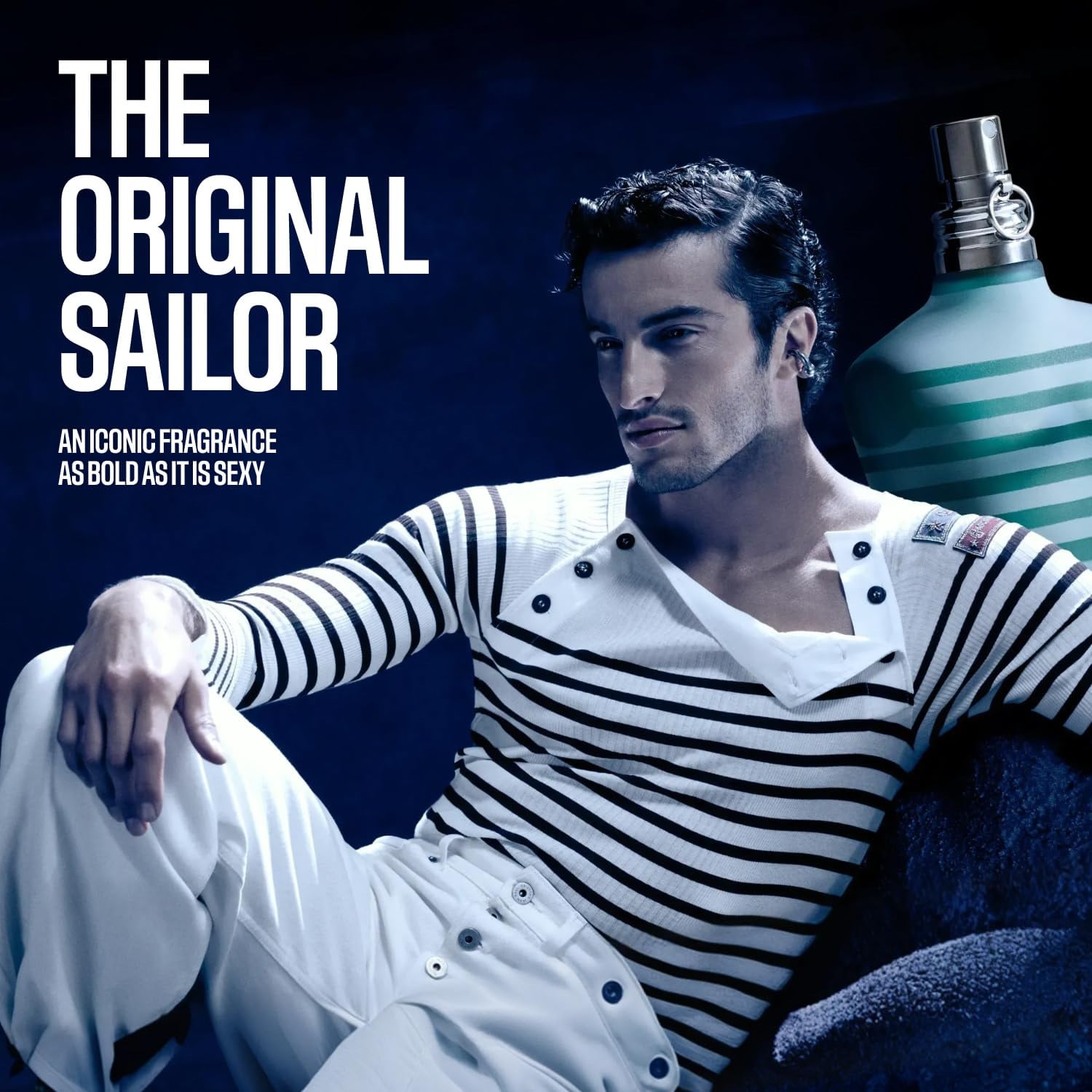 Jean Paul Gaultier Le Male Eau De Toilette- Long Lasting Amber Aromatic Cologne For Men With Fresh Mint, Lavender & Sensual Vanilla- Luxury Men's Cologne Spray