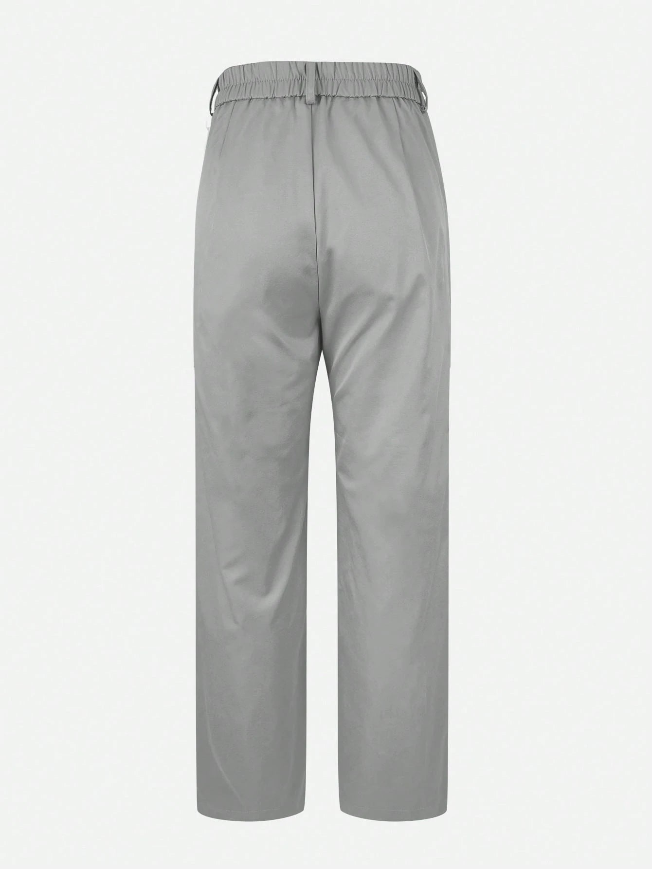 Jisfaneya Women's (No Belt) Solid-Color Pants With Side Pockets And Zippers-Elegant And Casual For The Office And Commute