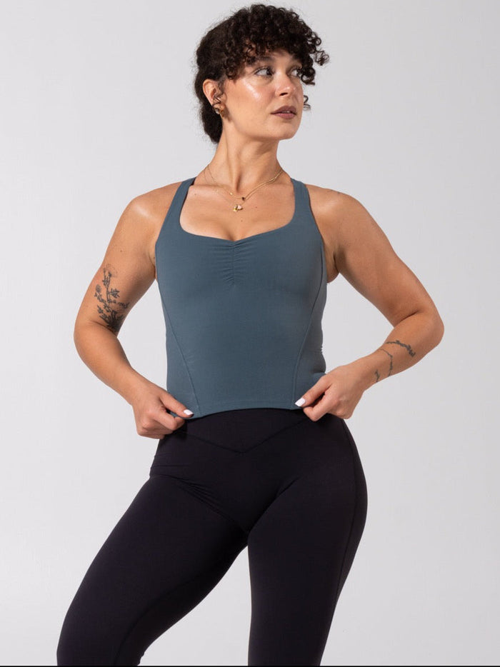 Karma Crop - Enchanted Teal