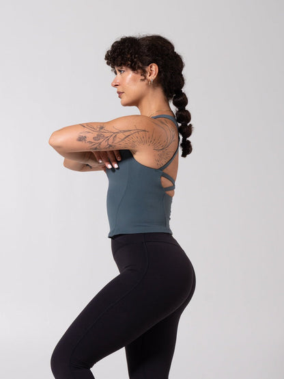Karma Crop - Enchanted Teal