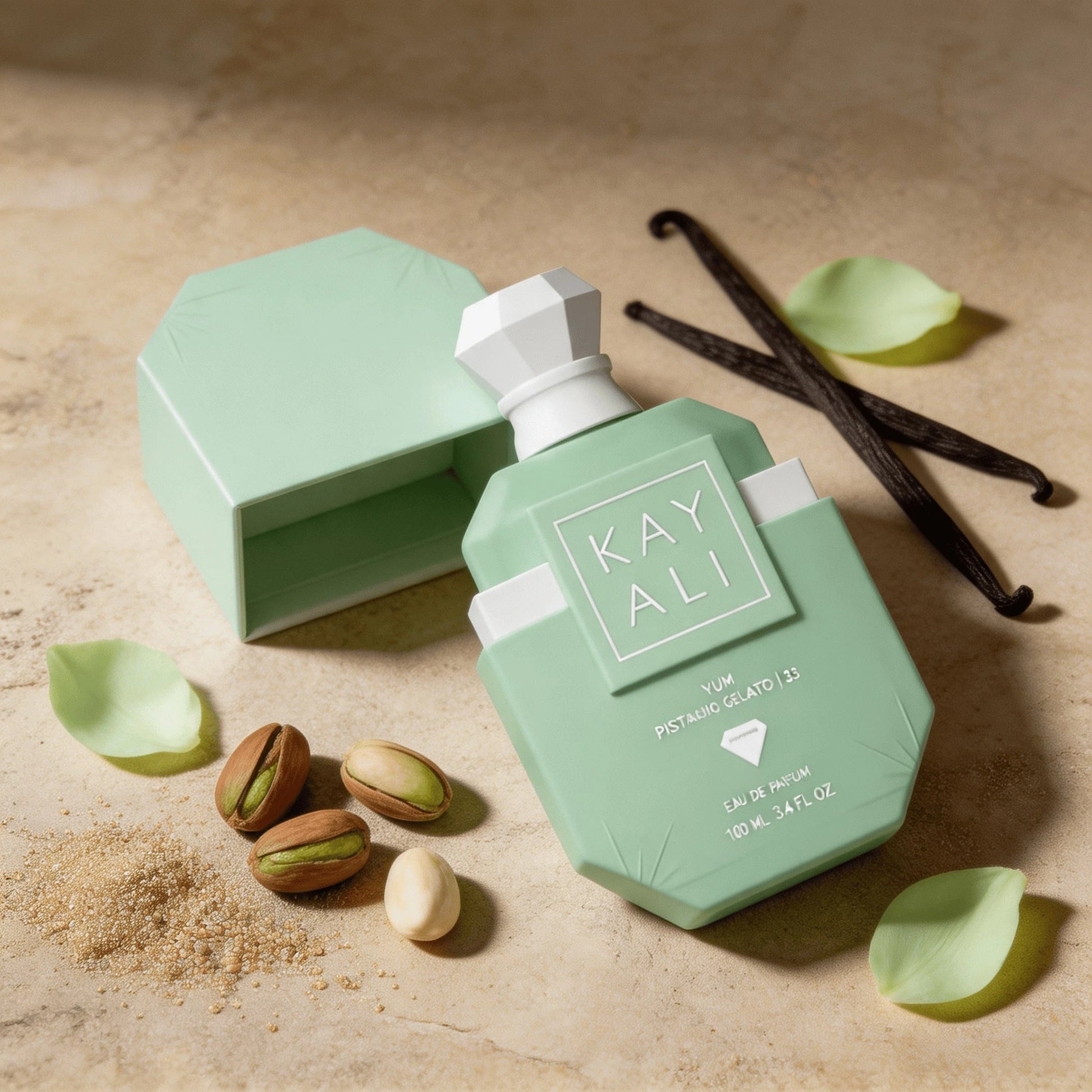 KAYALI Yum Pistachio Gelato 33 Intense Eau De Parfum Spray Unisex EDP 1.7oz/50ml Perfume Long Lasting Suitable For Birthday,Party,Office,Gift Long Lasting Women's Fragrance Long Lasting Fragrance, Smo