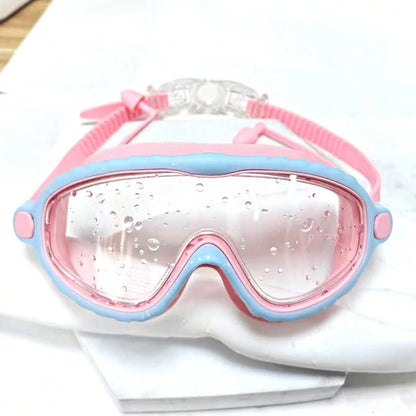 Kids Large Frame HD Anti-Fog Swimming Goggles Kids Outdoor Swimming Gear, Back To School