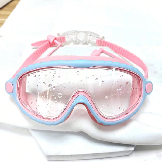 Kids Large Frame HD Anti-Fog Swimming Goggles Kids Outdoor Swimming Gear, Back To School