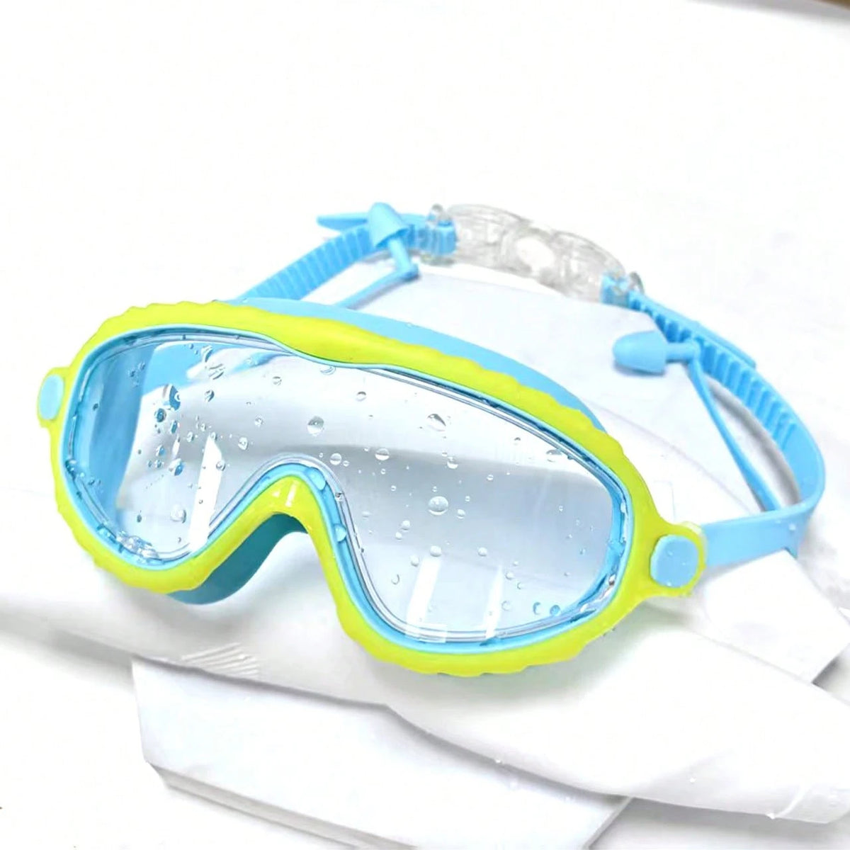 Kids Large Frame HD Anti-Fog Swimming Goggles Kids Outdoor Swimming Gear, Back To School