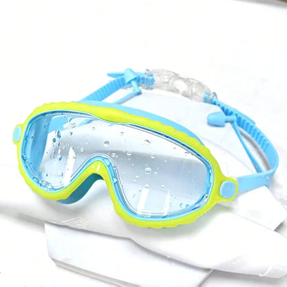 Kids Large Frame HD Anti-Fog Swimming Goggles Kids Outdoor Swimming Gear, Back To School