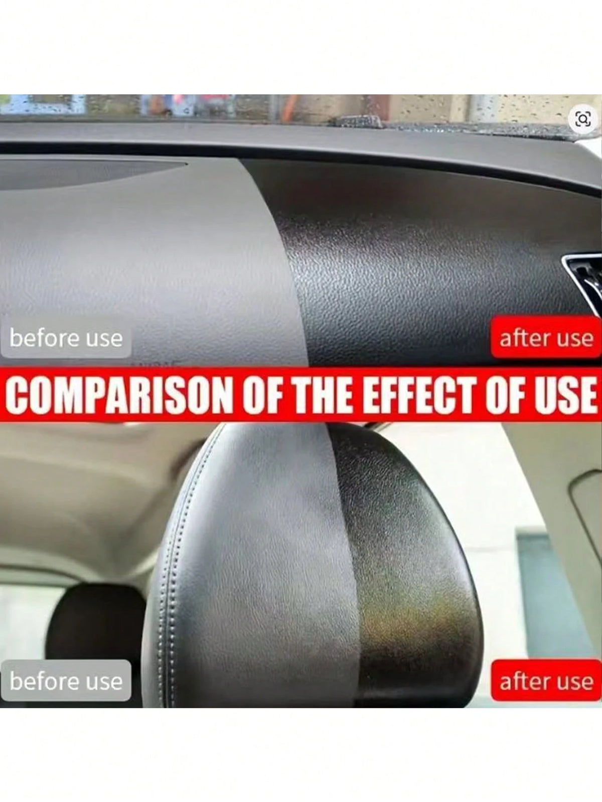 KineShineX Car Interior Polishing And Restoration Paste; Wax For Polishing And Touch-Up On Steering Wheels, Center Consoles, Dashboards, And Leather Seats; Scratch Repair Paste For Plastic Parts And B