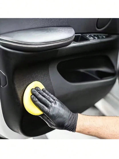 KineShineX Car Interior Polishing And Restoration Paste; Wax For Polishing And Touch-Up On Steering Wheels, Center Consoles, Dashboards, And Leather Seats; Scratch Repair Paste For Plastic Parts And B