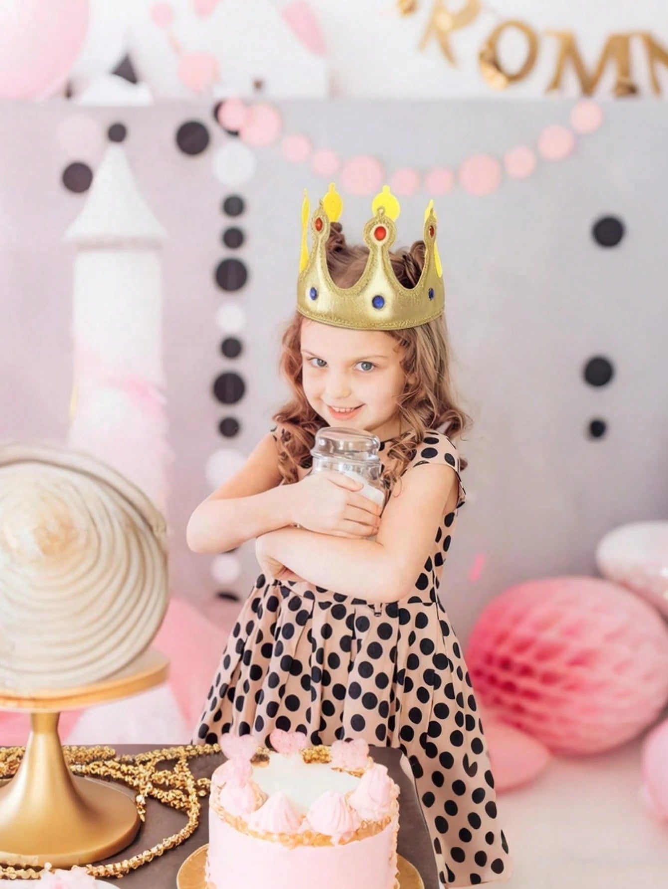 King Crown Birthday Hats For Boys Girls, Royal Birthday Crown Party Hats Set, Suitable For Birthday, Baby Shower, Kids Party- Classroom School Party Supplies, Fit For Birthday Party And Stage Perform