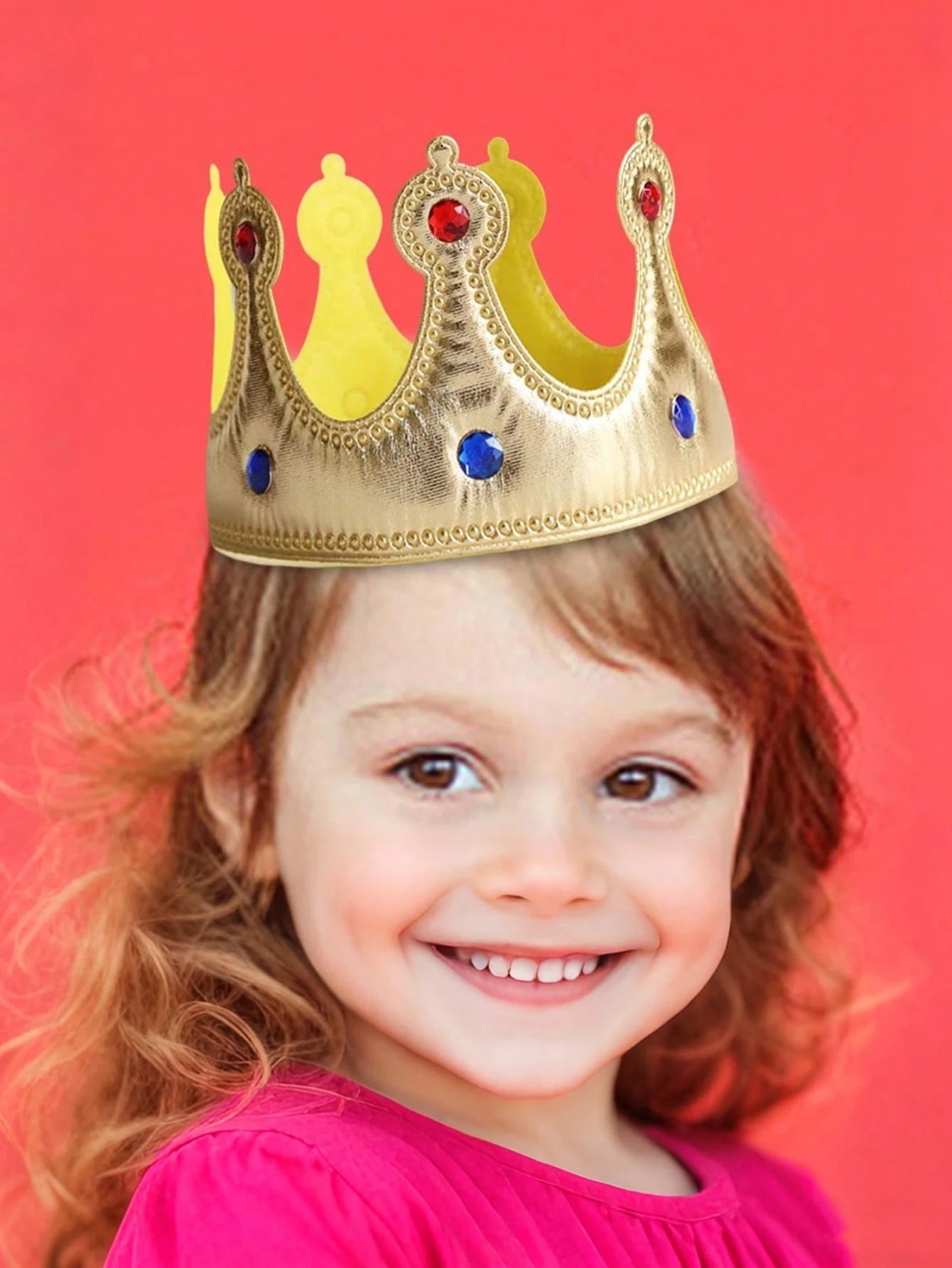 King Crown Birthday Hats For Boys Girls, Royal Birthday Crown Party Hats Set, Suitable For Birthday, Baby Shower, Kids Party- Classroom School Party Supplies, Fit For Birthday Party And Stage Perform